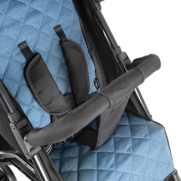 Smiki, Hurricane, wózek spacerowy, niebiesko-czarny