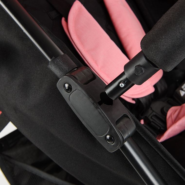 Smiki, Hurricane, wózek spacerowy, różowy