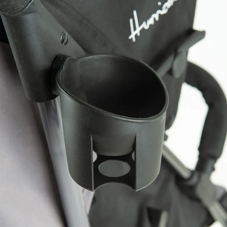 Smiki, Hurricane, wózek spacerowy, szaro-czarny