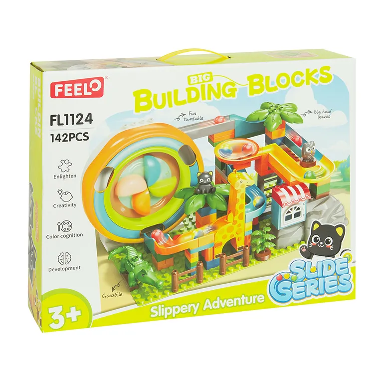 Smiki, klocki konstrukcyjne z kulodromem i figurkami, 142 elementy