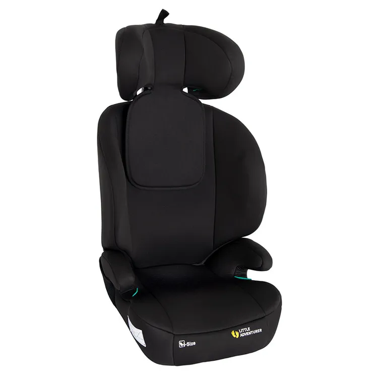 Smiki, Little Adventurer, fotelik samochodowy, iSize, czarny, 100-150 cm