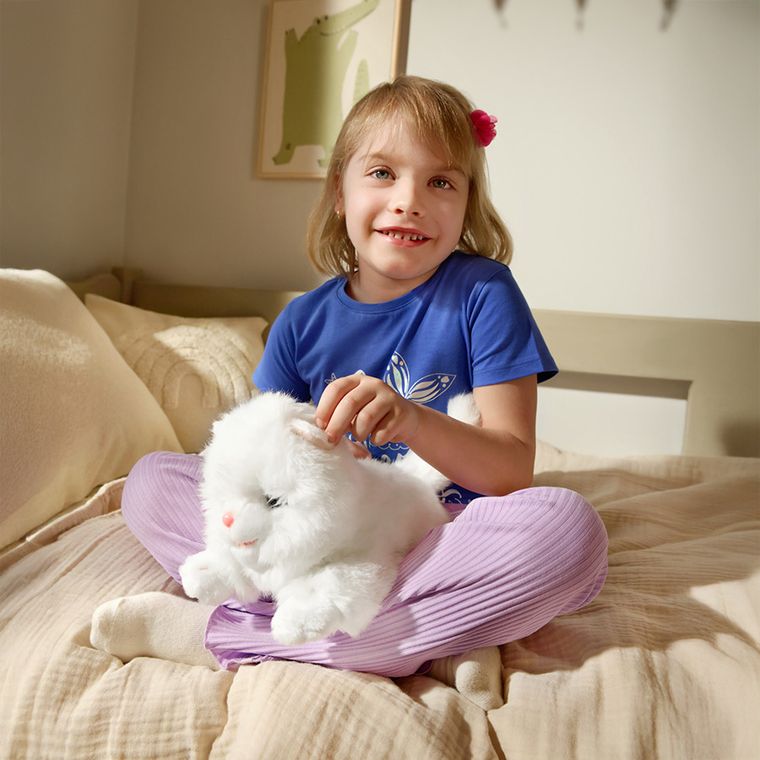 Smiki, Little Dreamer, Śpiący kotek, maskotka interaktywna