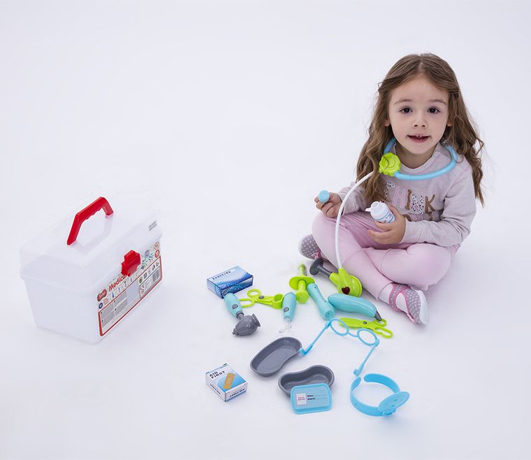 Smiki, Medical Case, zestaw medyczny w walizce, 18 elementów