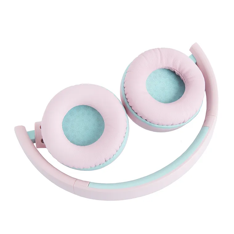 Smiki, Music World, słuchawki bezprzewodowe, nauszne, różowe