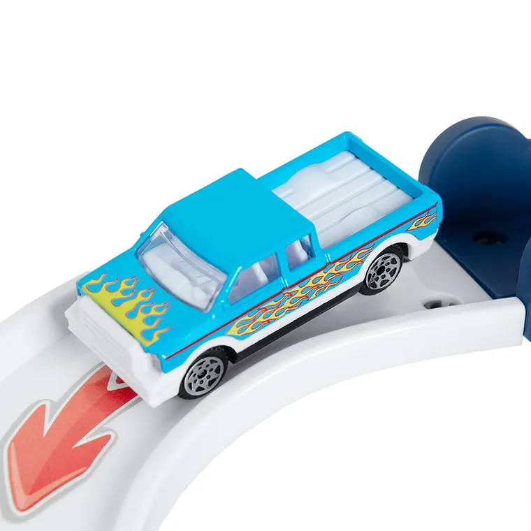 Smiki, parking elektryczny z pojazdami, 77 elementów