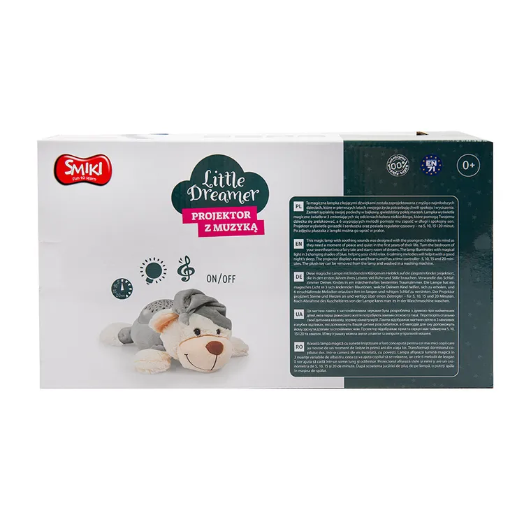 Smiki, Śpiący miś, projektor, szary