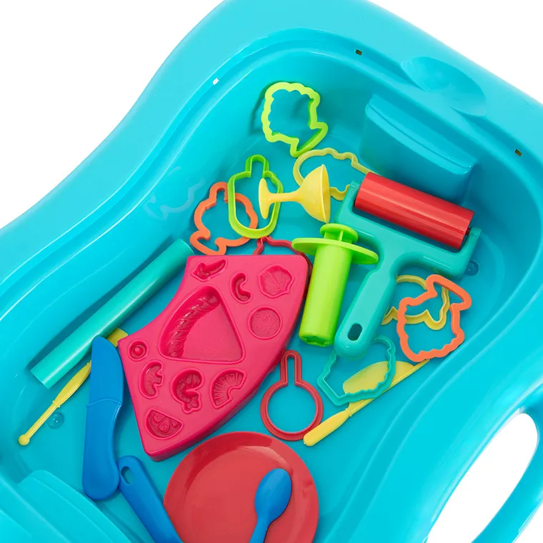 Smiki, stolik z masą plastyczną, 4 kolory i akcesoria