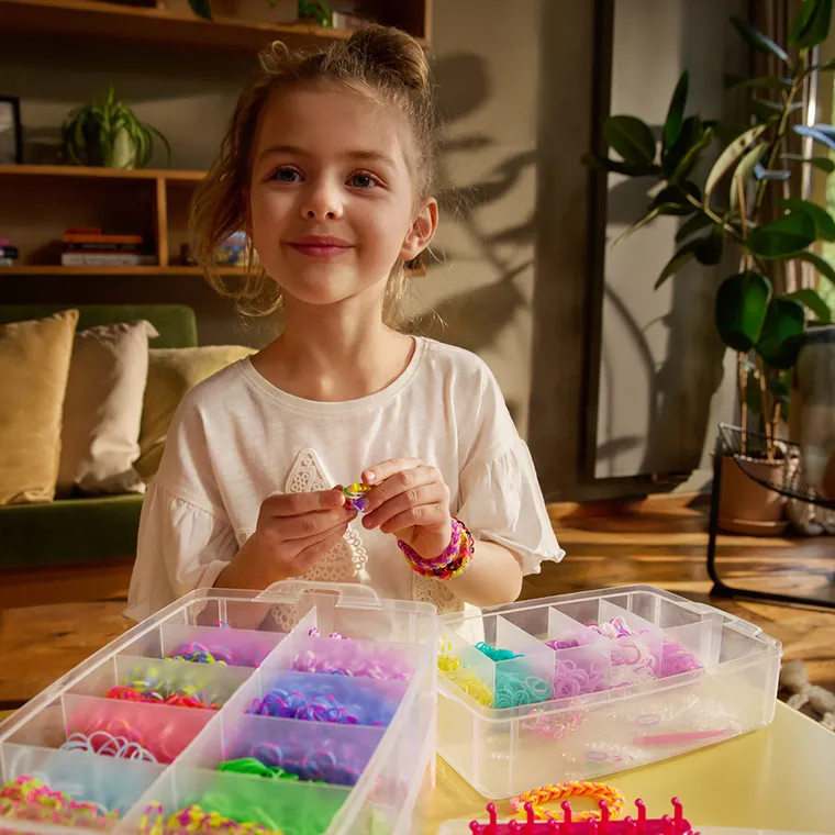 Smiki, Stylo, gumki do tworzenia bransoletek, zestaw kreatywny