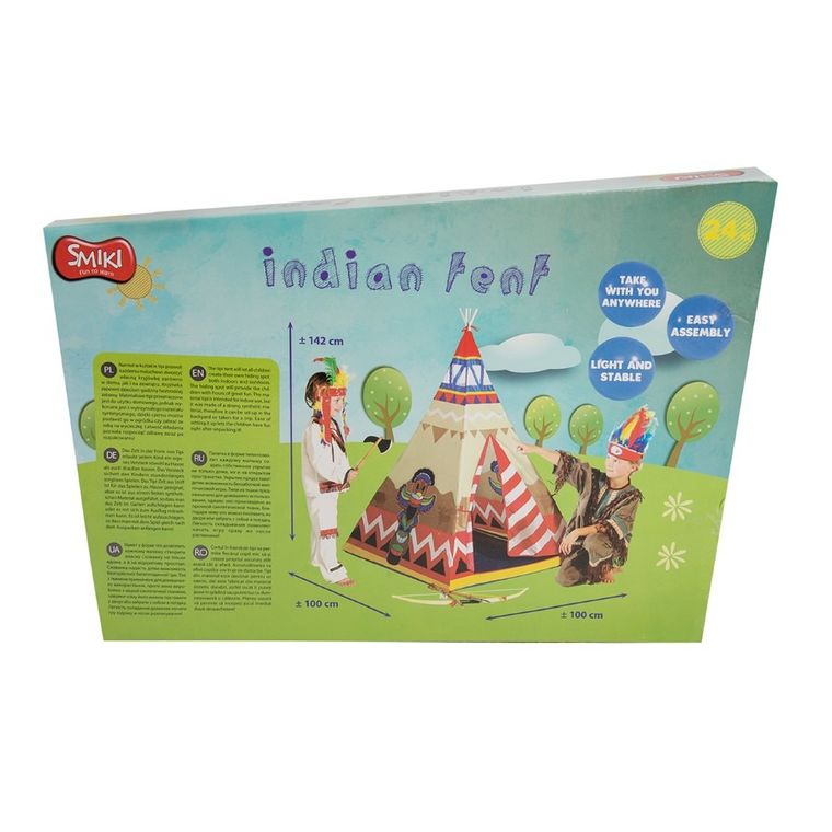 Smiki, Tipi, namiot, Indianie