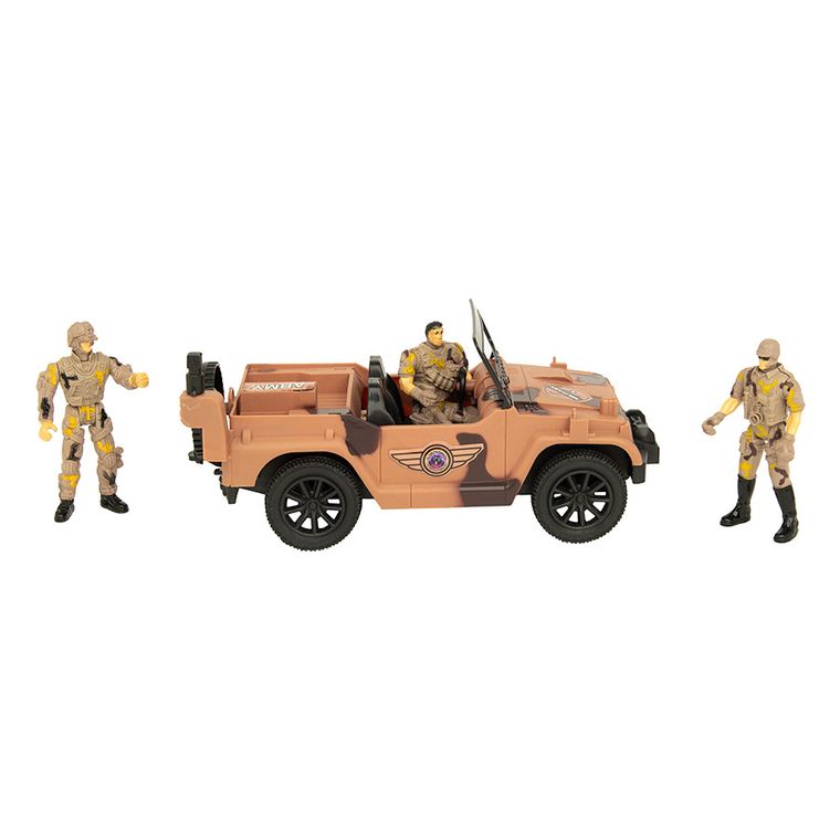 Smiki, Wojsko, zestaw z pojazdami i figurkami, światło i dźwięk