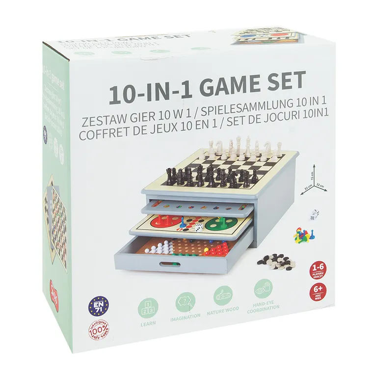 Smiki, zestaw gier planszowych, 10w1