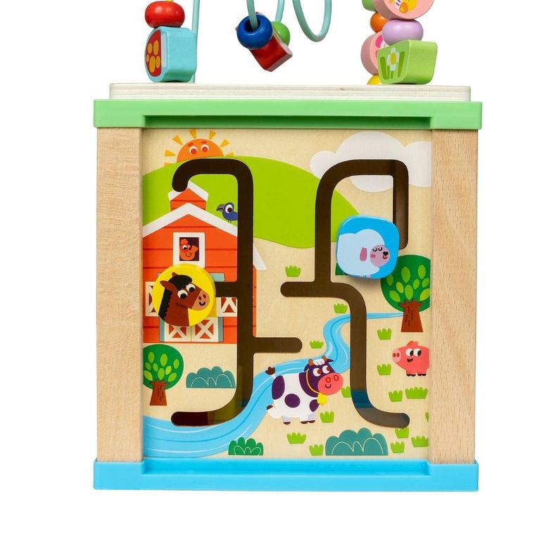 Smily Play, drewniana kostka aktywizująca 5w1