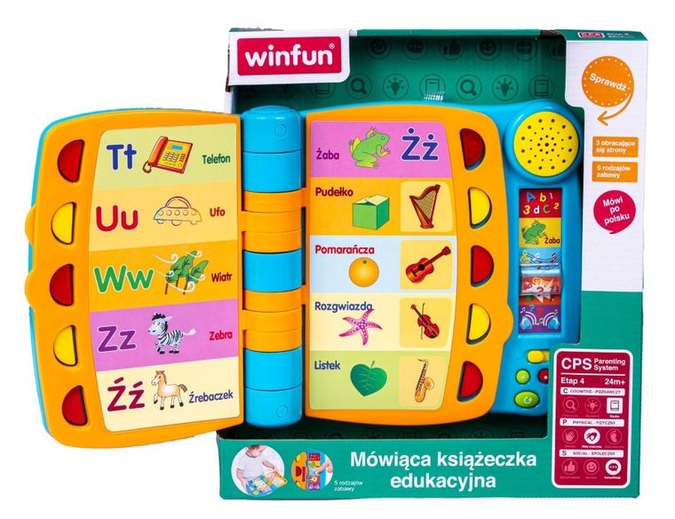 Smily Play, mówiąca książeczka edukacyjna, zabawka edukacyjna