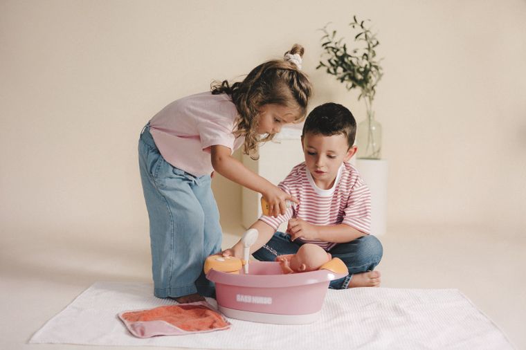 Smoby, Baby Nurse, wanienka dla lalek z hydromasażem