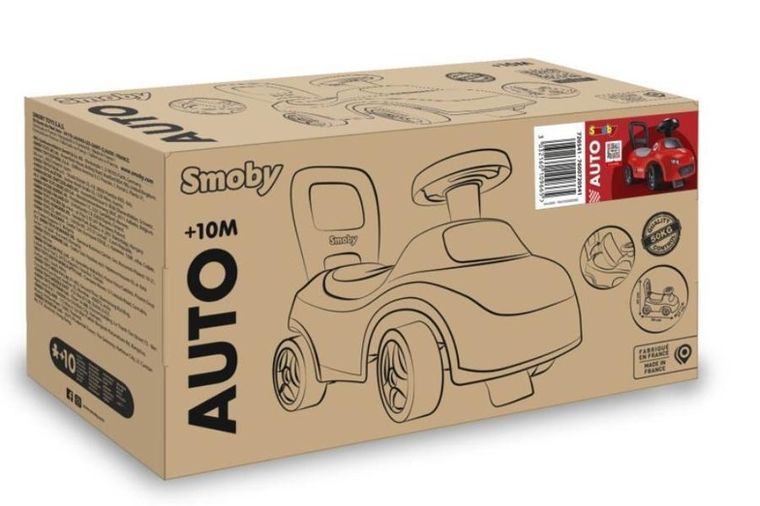 Smoby, Ride-On, jeździk, czerwony