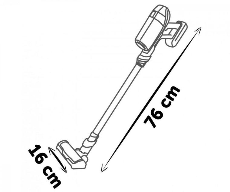Smoby, X Force Rowenta, interaktywny odkurzacz pionowy