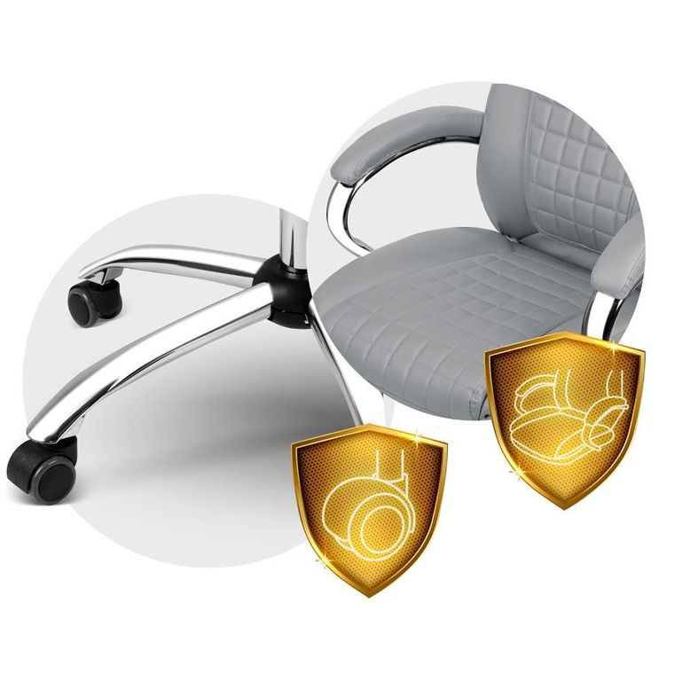 Sofotel, Batory, fotel biurowy, jasno szary