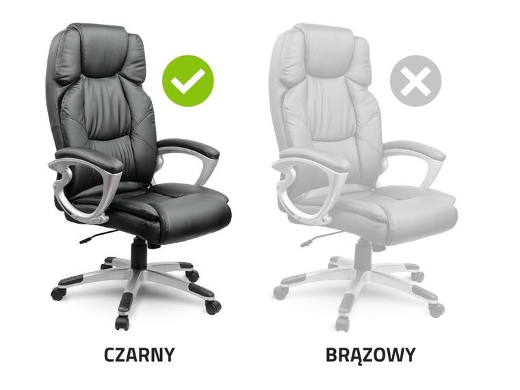 Sofotel, fotel biurowy, obrotowy, czarny