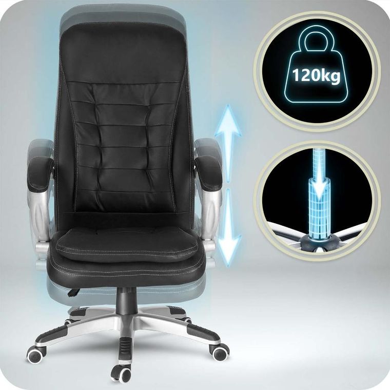 Sofotel, fotel biurowy, obrotowy, czarny