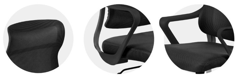 Sofotel, Labi, fotel biurowy, czarny