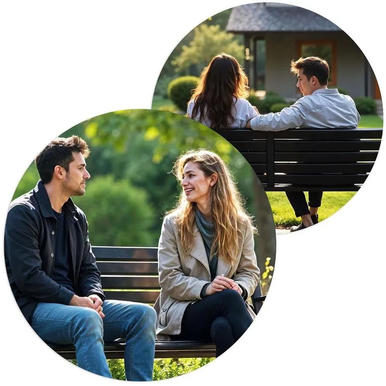 Sofotel, Luca, ławka ogrodowa z oparciem, 117,5-83-57 cm