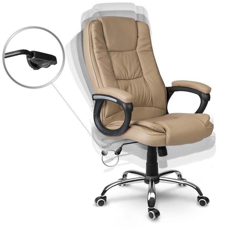 Sofotel, Porto, fotel biurowy, beżowy