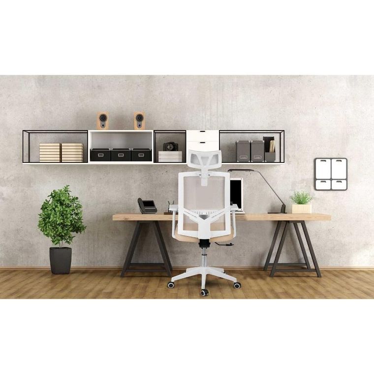 Sofotel, Rotar, fotel biurowy, beżowy