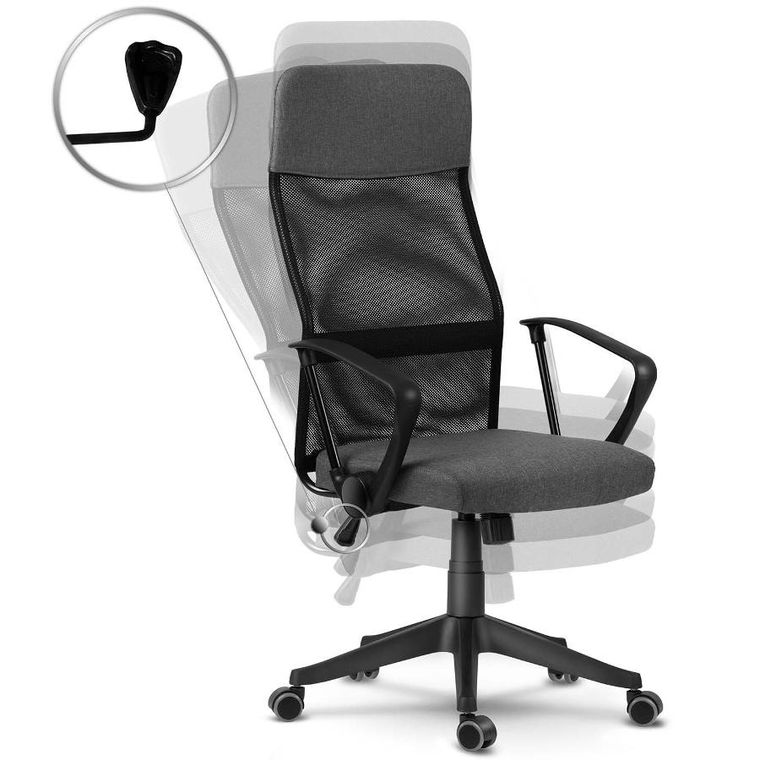 Sofotel, Sydney, fotel biurowy, ciemnoszary