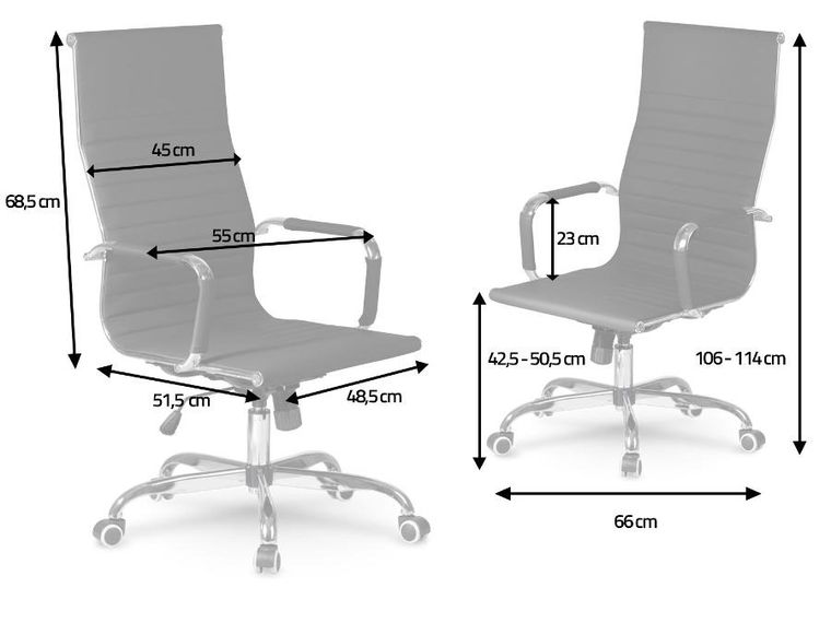 Sofotel, Tokio, fotel biurowy, czarny