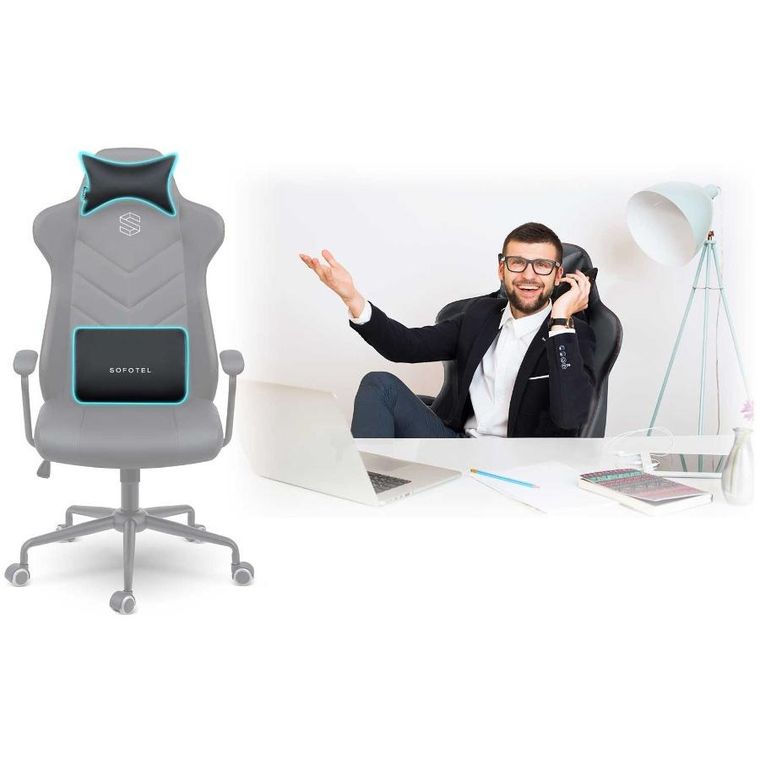 Sofotel, Werona, fotel biurowy, czarny