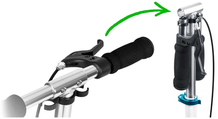 Soke, City, hulajnoga miejska, składana, biała