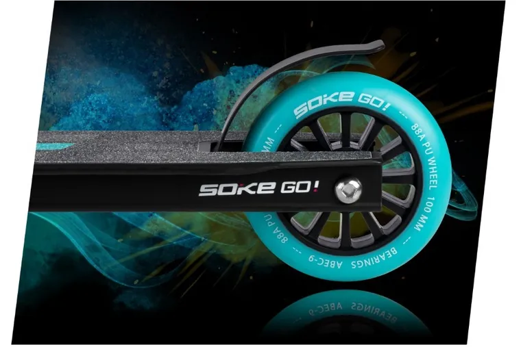 Soke, Go! hulajnoga wyczynowa, żółto-niebieska