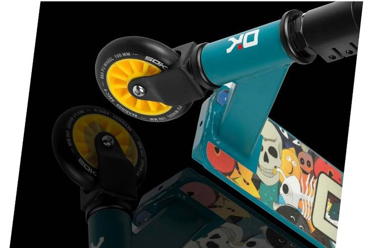 Soke, Go! hulajnoga wyczynowa, żółto-niebieska