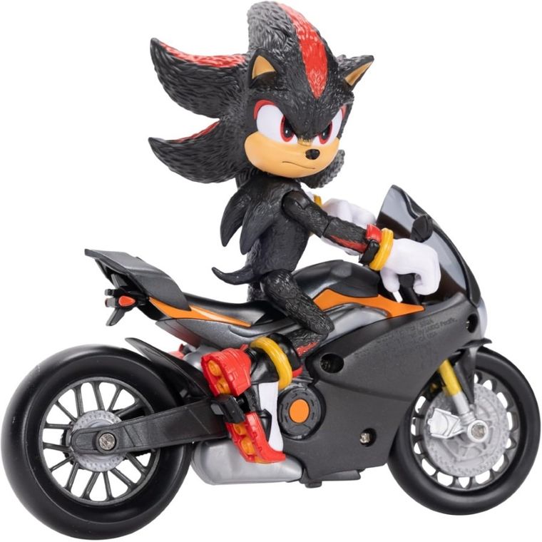 Sonic the Hedgehog 3, zestaw: figurka Shadow + czarny Motocykl