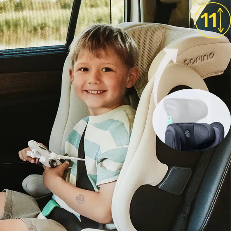 Sorino, Ceres, fotelik samochodowy, black-grey, 100-150 cm