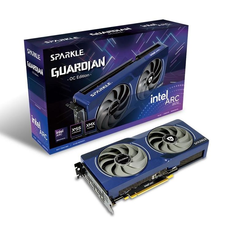 Sparkle, karta graficzna, Intel Arc B570 GUARDIAN OC 10G