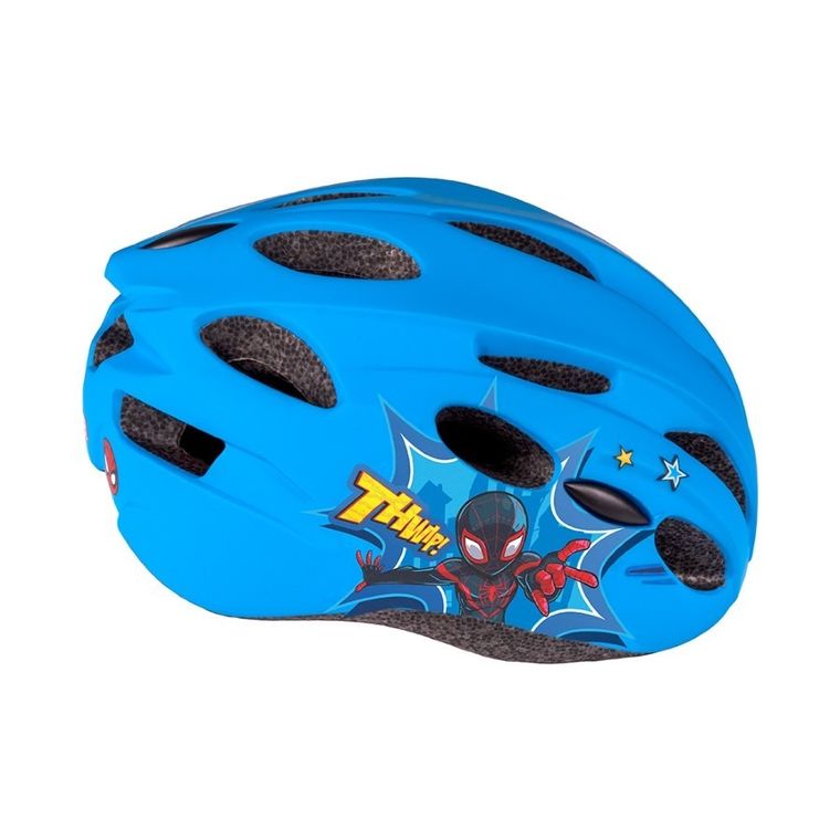 Spider-Man, kask rowerowy, in-mold