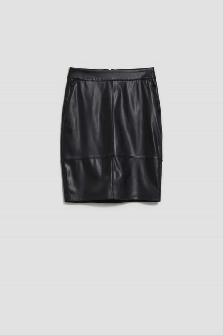 Spódnica damska, czarna, Moodo