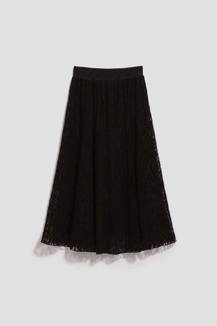 Spódnica damska, czarna, Moodo