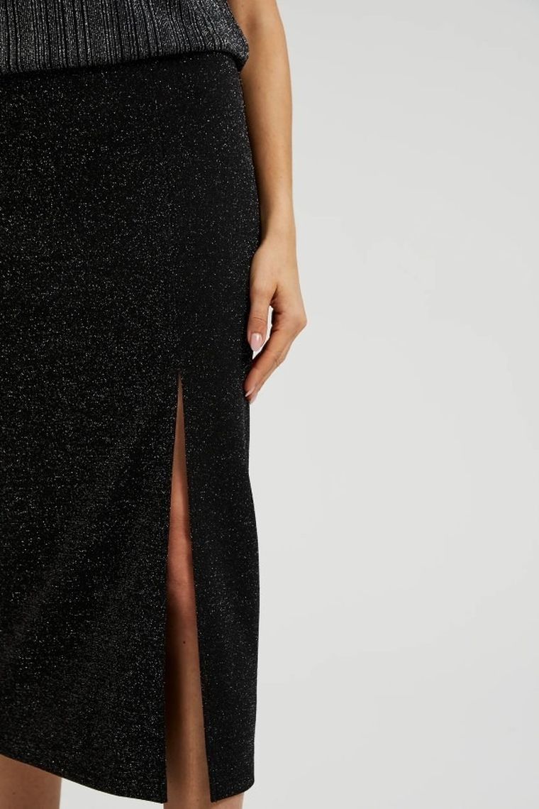 Spódnica damska, czarna, Moodo