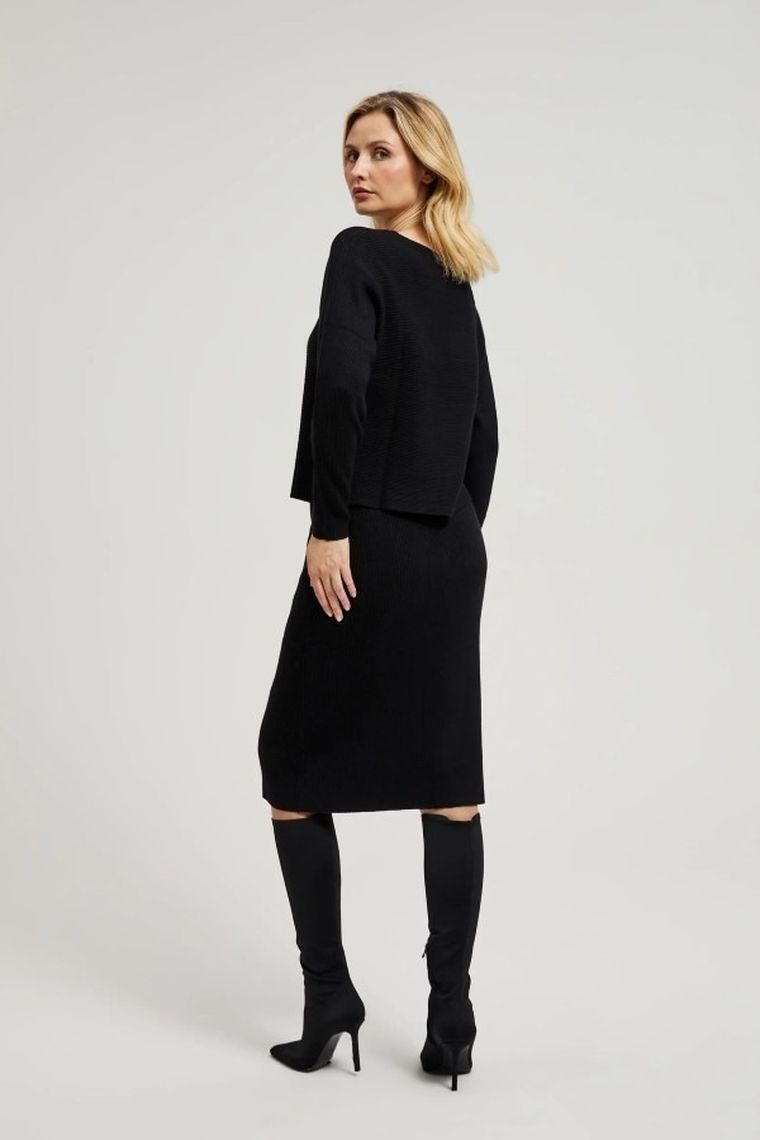 Spódnica damska, czarna, Moodo