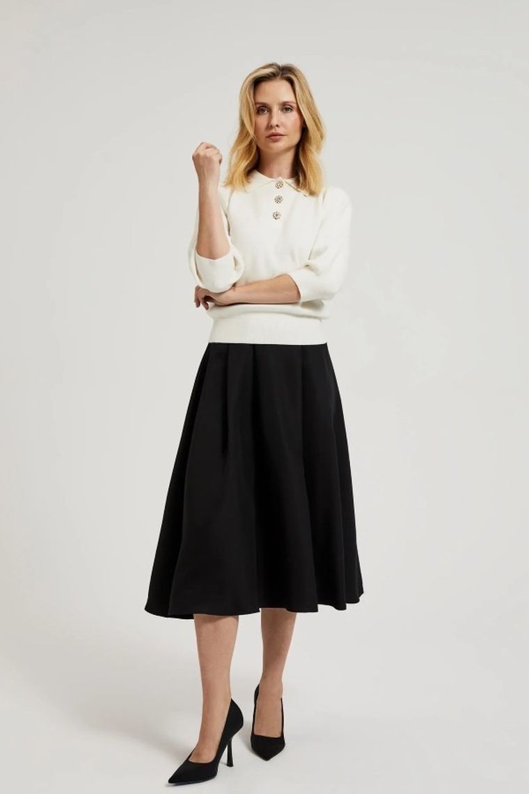 Spódnica damska, czarna, Moodo