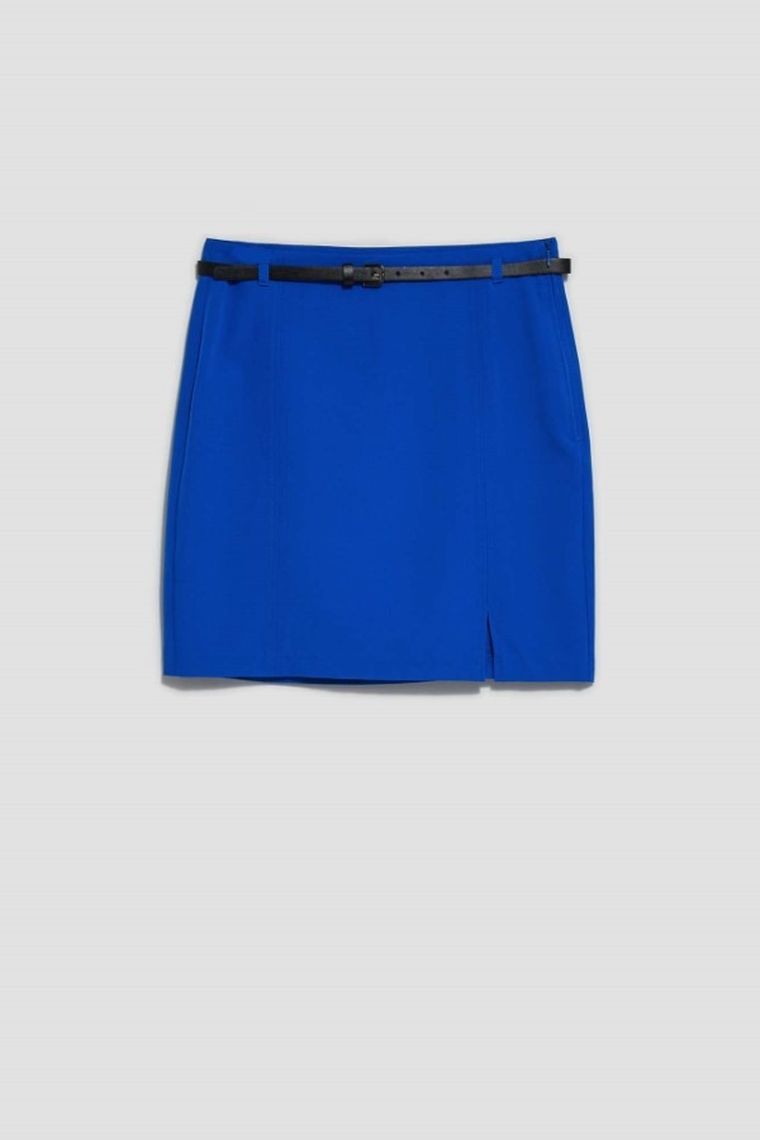 Spódnica damska, niebieska, Moodo