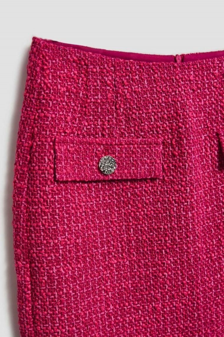 Spódnica damska, różowa, Moodo