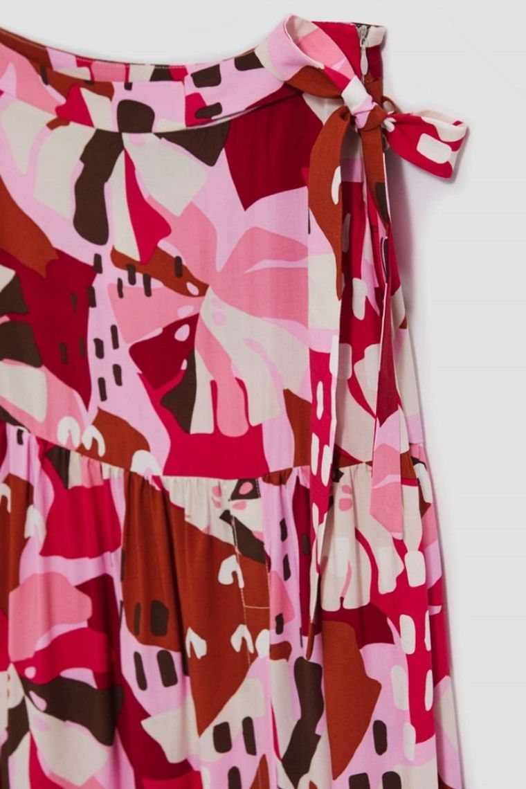 Spódnica damska, różowa, Moodo