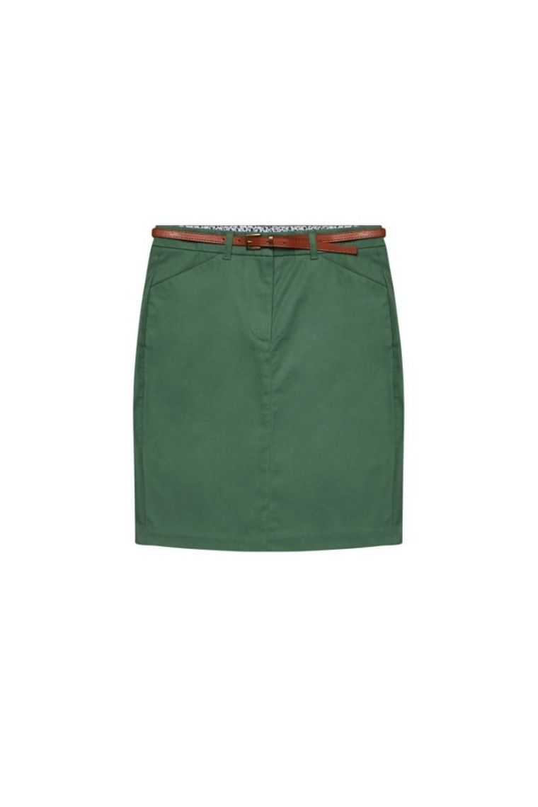 Spódnica damska, zielona, Moodo