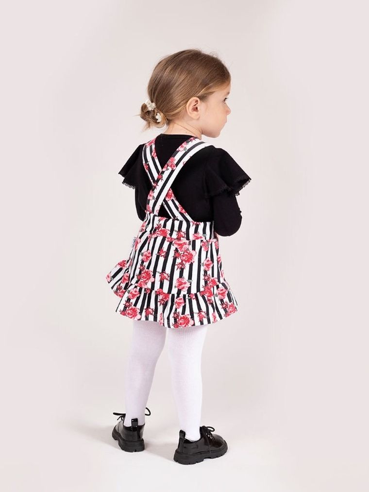 Spódnica ogrodniczka dziewczęca, mix, Nicol