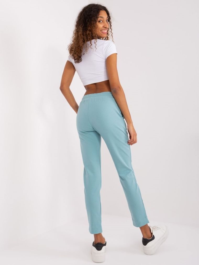 Spodnie dresowe damskie, miętowe, Relevance