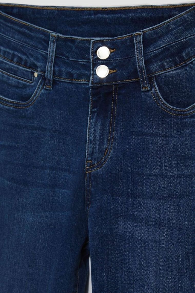 Spodnie jeansowe damskie, niebieskie, Moodo