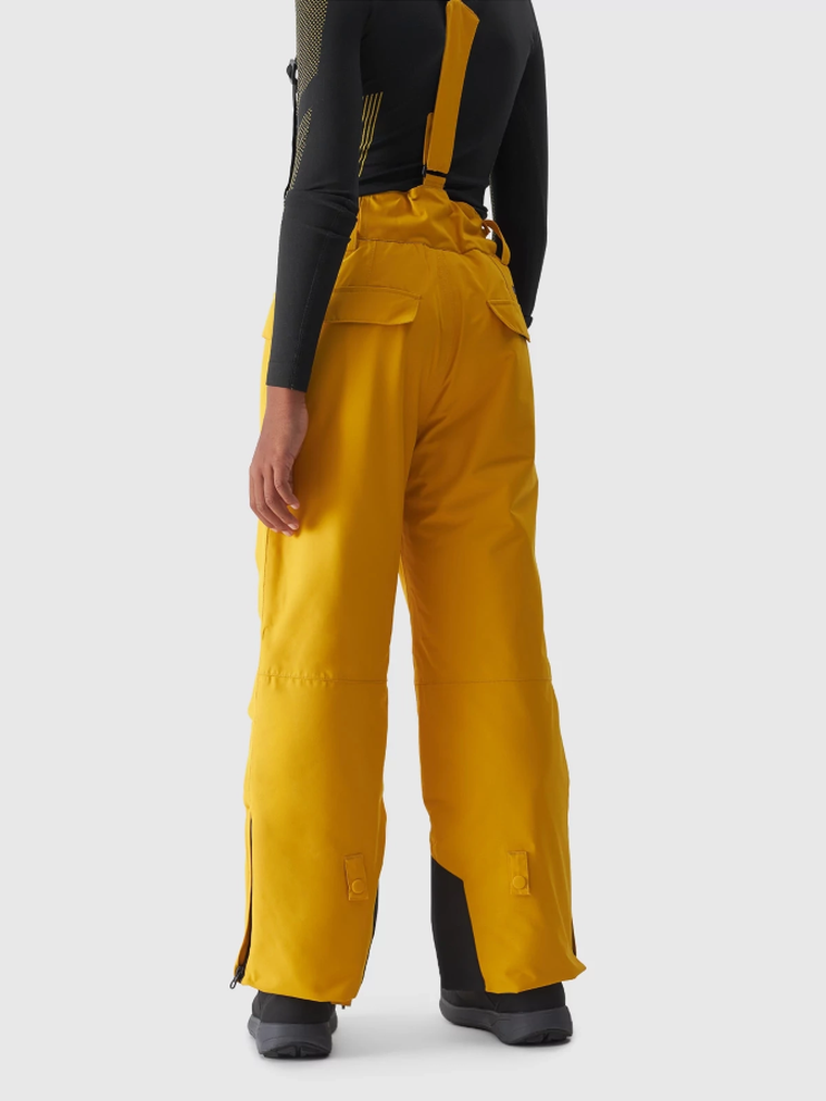 Spodnie narciarskie chłopięce, żółte, 4F
